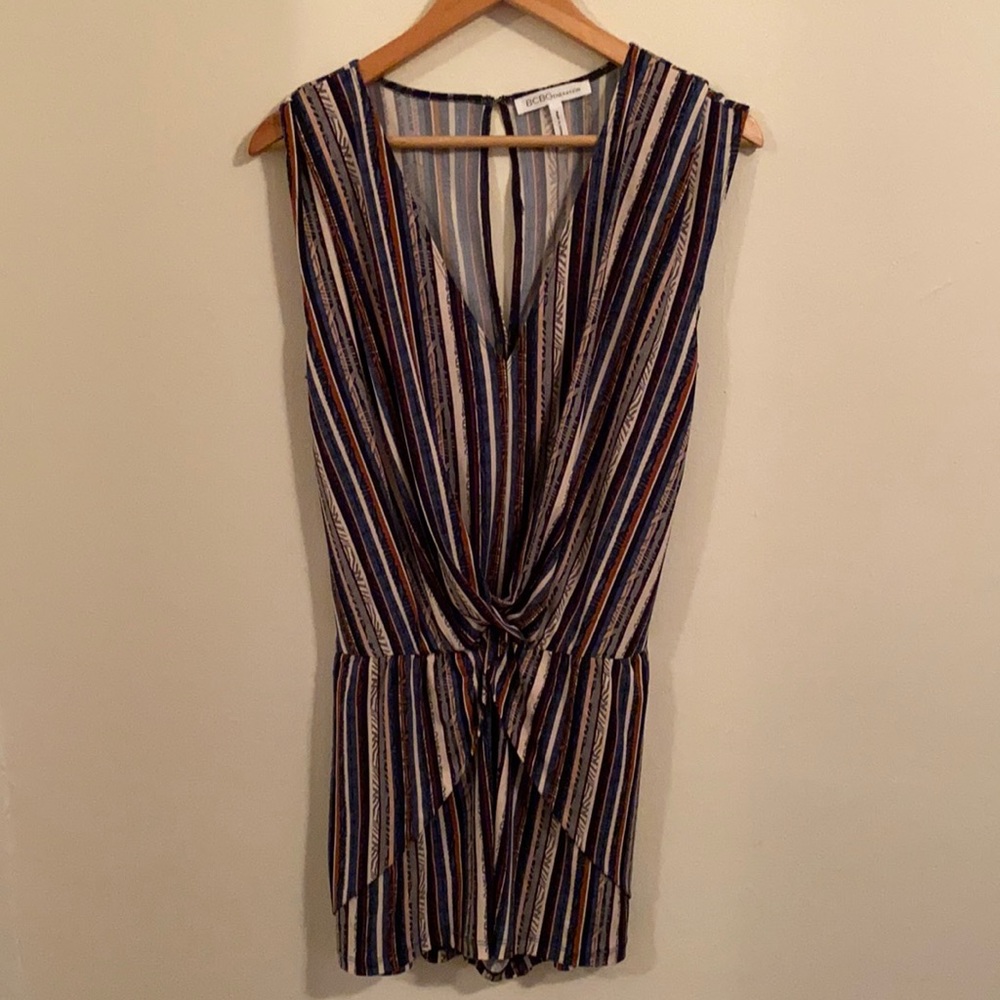 Striped BCBG romper